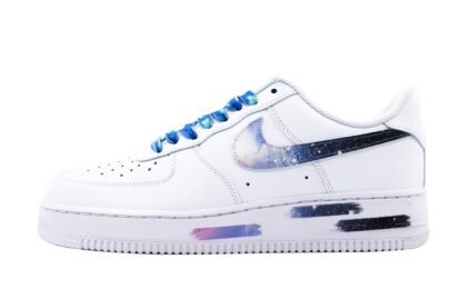 Custom Air Force 1 Shoes White Blue Celestial Ocean