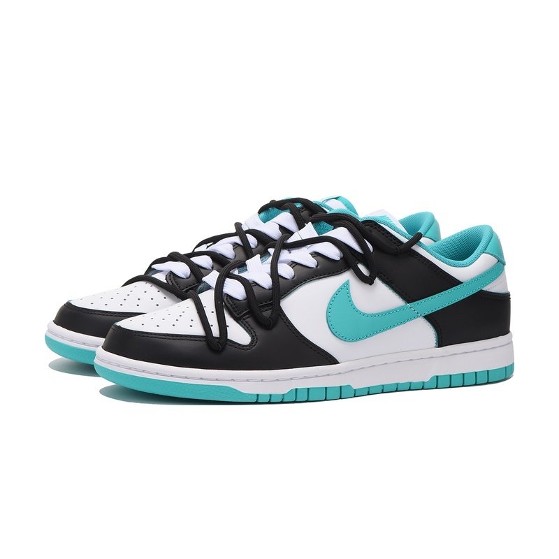 Custom Dunk Shoes White Black Aqua Harmony - Image 3