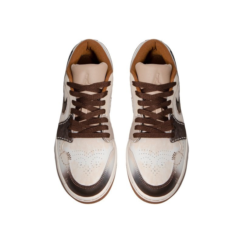 Custom Jordan Shoes Light Beige Desert Glow - Image 4
